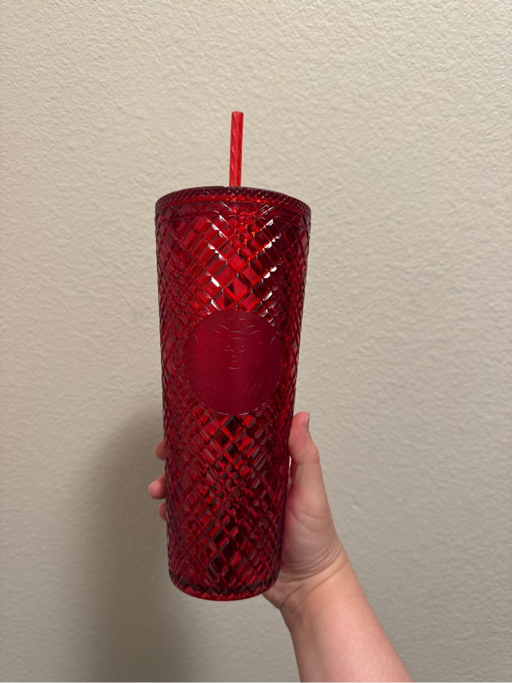 Star Wars Red Glass Bath & Body Bottle